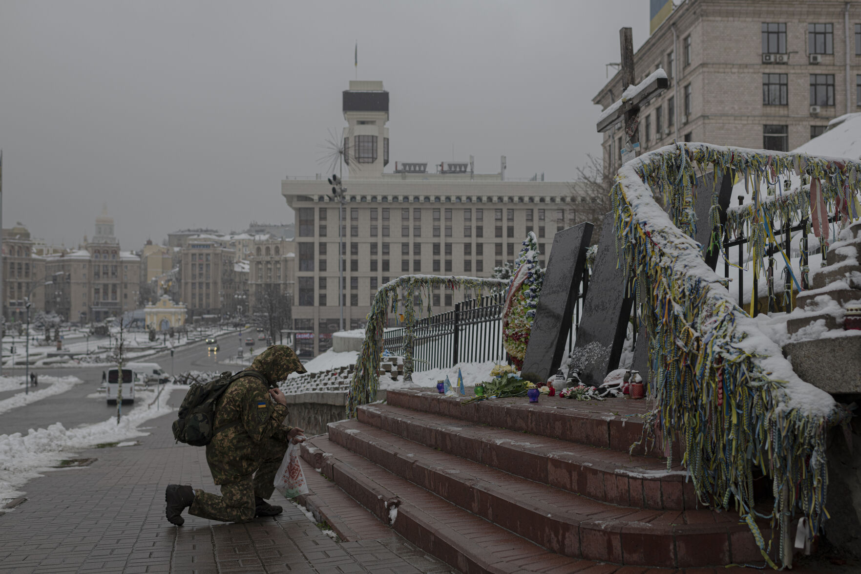 APTOPIX Russia Ukraine War Maidan Anniversary